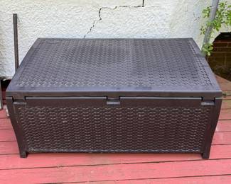 Suncast Outdoor Storage Chest. Photo 1 of 2.