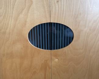 Custom Designed Maple Armoire by Blueprint Furniture in Los Angeles For Client. Measures 36" x 24" D x 66" H. Photo 4 of 4.