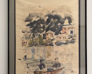 Japanese Watercolor. Photo 1 of 2.