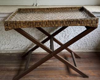 All-Weather Butler's Bar Tray Table. Photo 1 of 2.