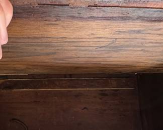 Antique Hall Tree with Storage Bench & Mirror. Photo 3 of 3.