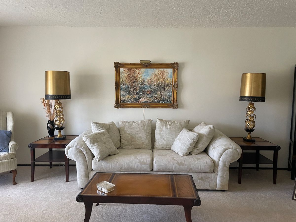 Mid Century Modern Living Room Furniture and Accents