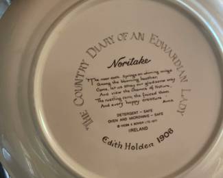 Noritake Ireland The Country Diary of An Edwardian Dishware Set