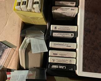 Vintage Various 8 Track Tapes 