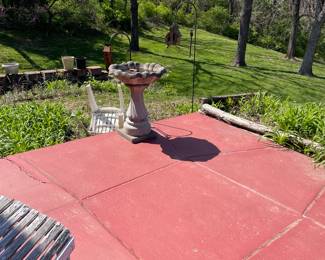Concrete Bird Bath