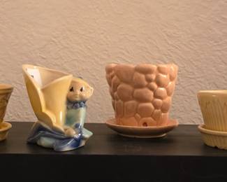 McCoy and Shawnee vintage flower pots