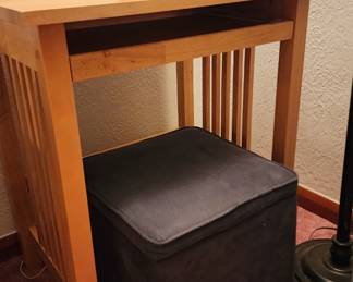 petite computer desk, storage cube, Noah's ark