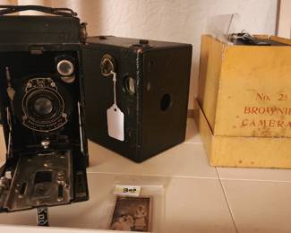 Vintage and antique cameras