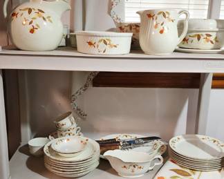 Hall Jewel Tea dish set and accessories