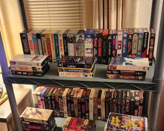DVD's, VHS, toys