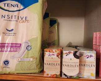 Elder care products, nice soaps