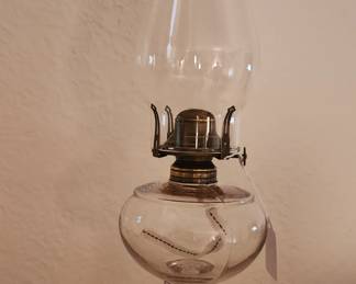 Antique oil lamp
