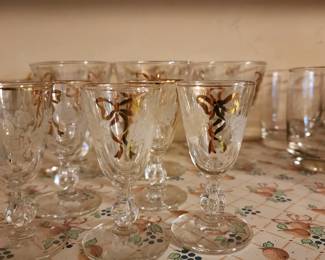 Lots of Libbey glass