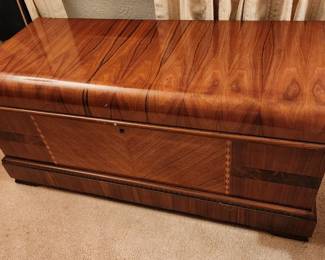 Beautiful waterfall style cedar chest