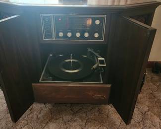 Vintage console stereo/record player, tested, works great!