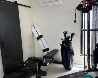 NEW Golf Clubs, Inspire Fitness Bench, Snowboard, Snowboard Bag fits 2 boards