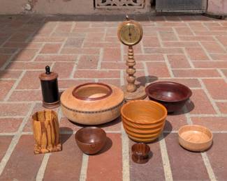 Hand-made wood bowls