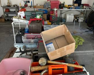 Garage full of tools