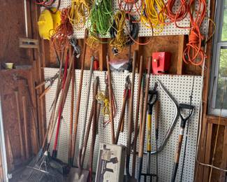 Cords and Yard tools