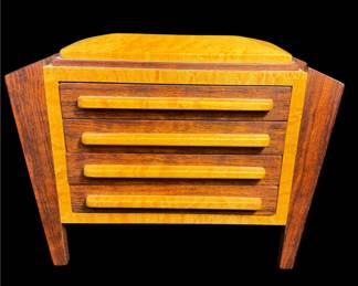 Hand made wooden jewelry box