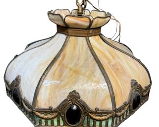 slag glass shade