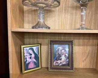 Virgin Mary & Baby Jesus Framed Prints
