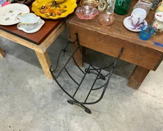 Wrought Iron Magazine Rack