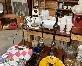 Assorted Table Lamps - Quilt 