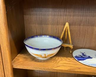 Porcelain American Eagle Bowl