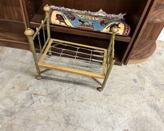Brass Doll Bed