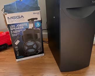 Paper shredder & large karaoke speaker / machine