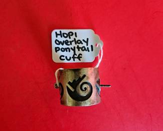 Hopi overlay panytail cuff