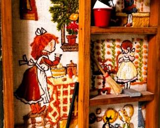 Needlework Shadow Box