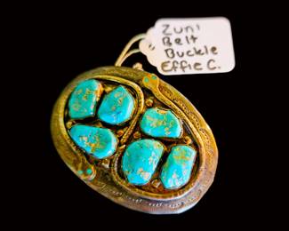 Zuni belt buckle