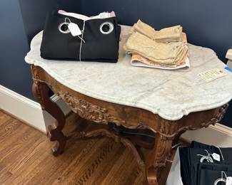 Antique/Vintage Marble Top Table