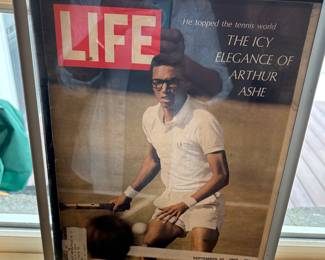 Life Magazine Cover Arthur Ashe