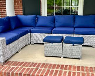 All Weather Wicker Sectional