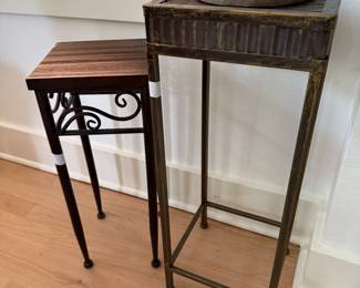 Small table $10
Taller plant stand $15