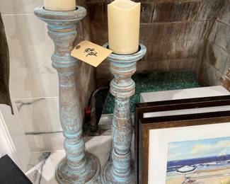 Pair of candle Holders $20