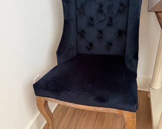 Blue Velvet Chairs. $200 pair