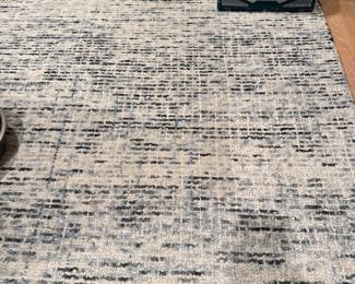 Blue and white area rug $65
6'by 9'