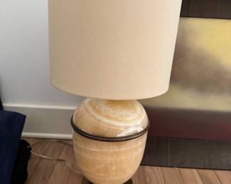 Very Heavy Onyx Lamp $200