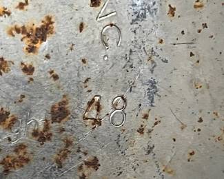 Date is on the bottom of the lantern