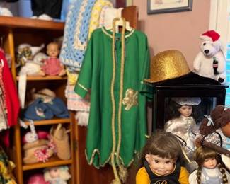 More costumes, dolls