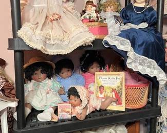 Gerber baby doll, and designer dolls