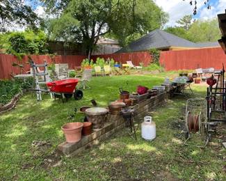 Here's an updated view of the back yard.