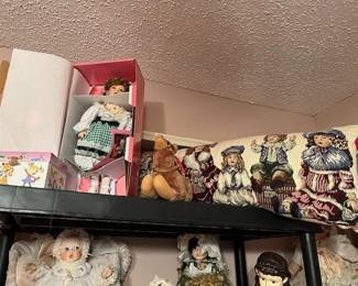 More designer dolls, long cushion