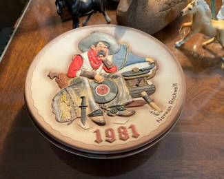 Norman Rockwell plates