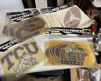 Cool, Vintage Stockdale Auto Perfz large see-thru decals for the back glass