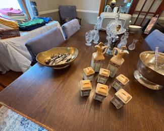 Vintage Canisters & Flatware